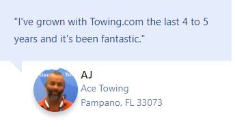 Testimonial Ace Towing